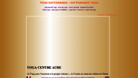 What Yogasatyananda-france.net website looked like in 2015 (8 years ago)