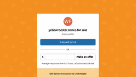What Yellowrooster.com website looked like in 2015 (8 years ago)