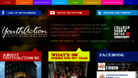 What Youthaction.org website looked like in 2015 (8 years ago)