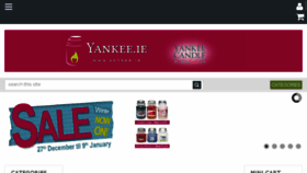 What Yankee.ie website looked like in 2015 (8 years ago)