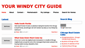What Yourwindycityguide.com website looked like in 2015 (8 years ago)