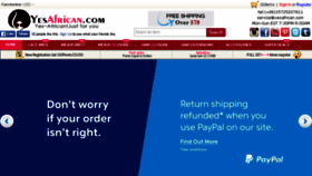 What Yesafrican.com website looked like in 2016 (8 years ago)