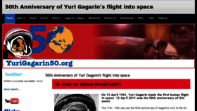 What Yurigagarin50.org website looked like in 2016 (8 years ago)