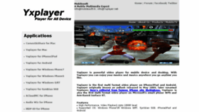 What Yxplayer.net website looked like in 2016 (8 years ago)