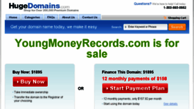 What Youngmoneyrecords.com website looked like in 2016 (8 years ago)