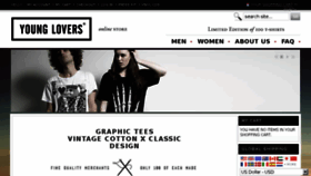 What Youngloverslabel.com website looked like in 2016 (8 years ago)