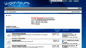 What Yugiohforums.com website looked like in 2016 (8 years ago)