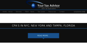 What Yourtaxadvisor.com website looked like in 2016 (8 years ago)