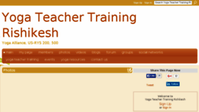 What Yoga-teacher-training-rishikesh.com website looked like in 2016 (9 years ago)