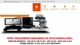 What Yakamozbilgisayar.com website looked like in 2016 (8 years ago)