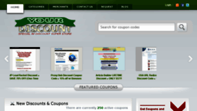 What Yourdiscount.net website looked like in 2016 (8 years ago)