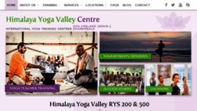 What Yogagoaindia.com website looked like in 2016 (8 years ago)