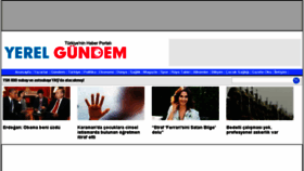 What Yerelgundem.com website looked like in 2016 (8 years ago)