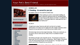 What Yourpetsbestfriend.com website looked like in 2016 (8 years ago)