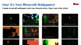 What Yourminecraftwallpapers.com website looked like in 2016 (8 years ago)