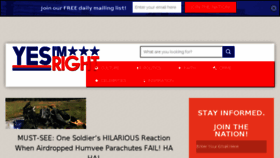 What Yesimright.com website looked like in 2016 (8 years ago)