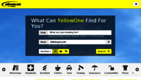 What Yellowone.com website looked like in 2016 (7 years ago)