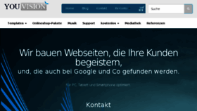 What Youvision.de website looked like in 2016 (8 years ago)