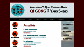 What Yiquan78.org website looked like in 2016 (8 years ago)