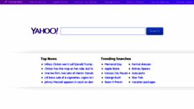 What Yahoosearch.com website looked like in 2016 (7 years ago)