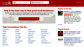 What Yelp.com.sg website looked like in 2016 (7 years ago)
