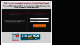 What Yeswecantravel.com website looked like in 2016 (7 years ago)