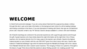 What Yogadavidkyle.com website looked like in 2016 (7 years ago)