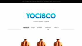 What Yocisco.com website looked like in 2016 (8 years ago)