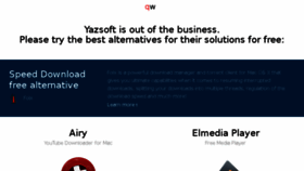 What Yazsoft.com website looked like in 2016 (7 years ago)