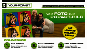 What Your-popart.com website looked like in 2016 (7 years ago)