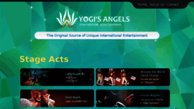 What Yogisangels.com website looked like in 2016 (7 years ago)