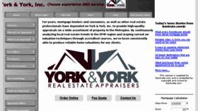 What Yorkandyork.com website looked like in 2016 (7 years ago)
