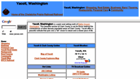 What Yacwa.com website looked like in 2016 (7 years ago)