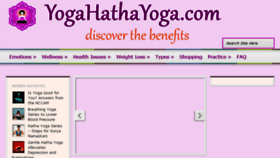 What Yogahathayoga.com website looked like in 2016 (7 years ago)