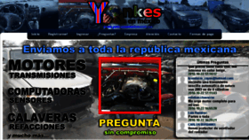 What Yonkesenmexico.com.mx website looked like in 2016 (7 years ago)