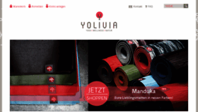 What Yolivia.de website looked like in 2016 (7 years ago)