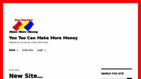 What Youtoocanmakemoremoney.com website looked like in 2016 (7 years ago)