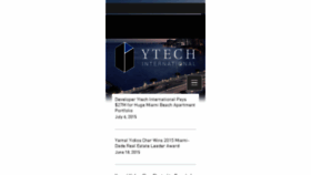 What Ytechinternational.com website looked like in 2016 (7 years ago)