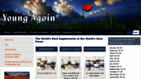 What Youngagain.com website looked like in 2016 (7 years ago)