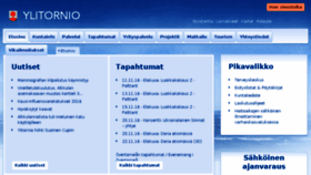 What Ylitornio.fi website looked like in 2016 (7 years ago)