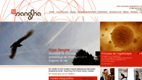 What Yoga-sangha.com website looked like in 2016 (7 years ago)