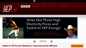 What Yeptexas.com website looked like in 2016 (7 years ago)