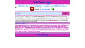What Youtubelagu.com website looked like in 2016 (7 years ago)