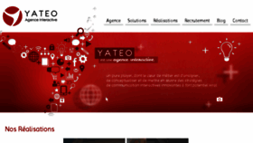 What Yateo.com website looked like in 2016 (7 years ago)