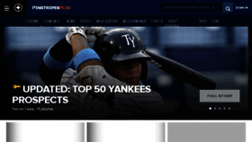 What Yankees.scout.com website looked like in 2016 (7 years ago)