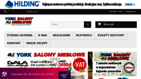 What York-meble.pl website looked like in 2016 (9 years ago)