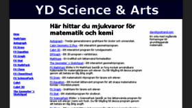 What Ydsa.se website looked like in 2016 (7 years ago)