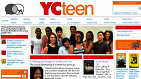 What Ycteenmag.org website looked like in 2016 (7 years ago)