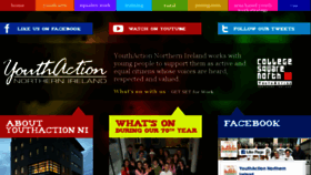 What Youthaction.org website looked like in 2016 (7 years ago)