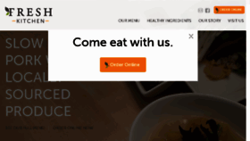 What Yourfreshkitchen.com website looked like in 2016 (7 years ago)